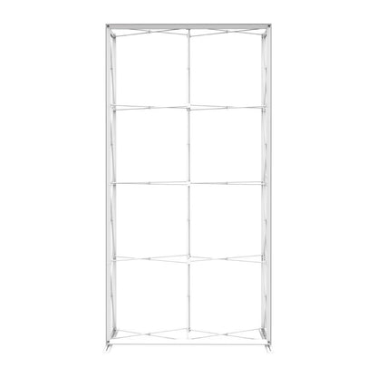 5ft tall collapsible frame display ideal for trade shows, exhibitions, and special event graphics