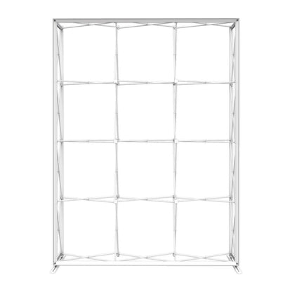 Expandable frame structure for trade shows, exhibitions, and special event displays