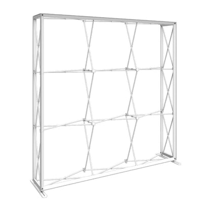 Collapsible trade show display frame for exhibitions and special event branding