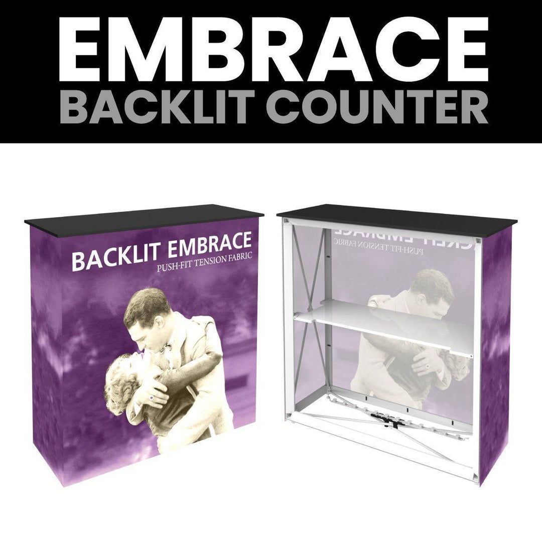 Embrace Backlit Counter - TradeShowPlus