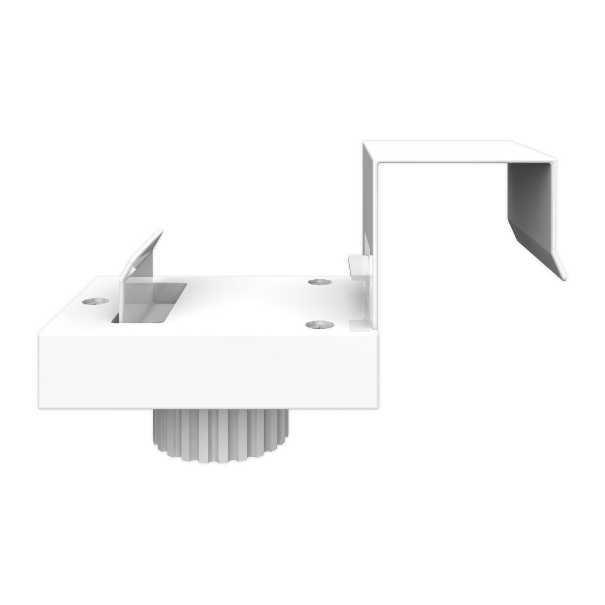 Adjustable connector bracket for modular trade show and exhibition display setups