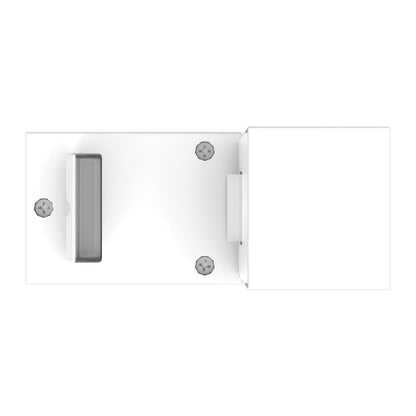 Trade show connector bracket with mounting screws for exhibition displays and event structures