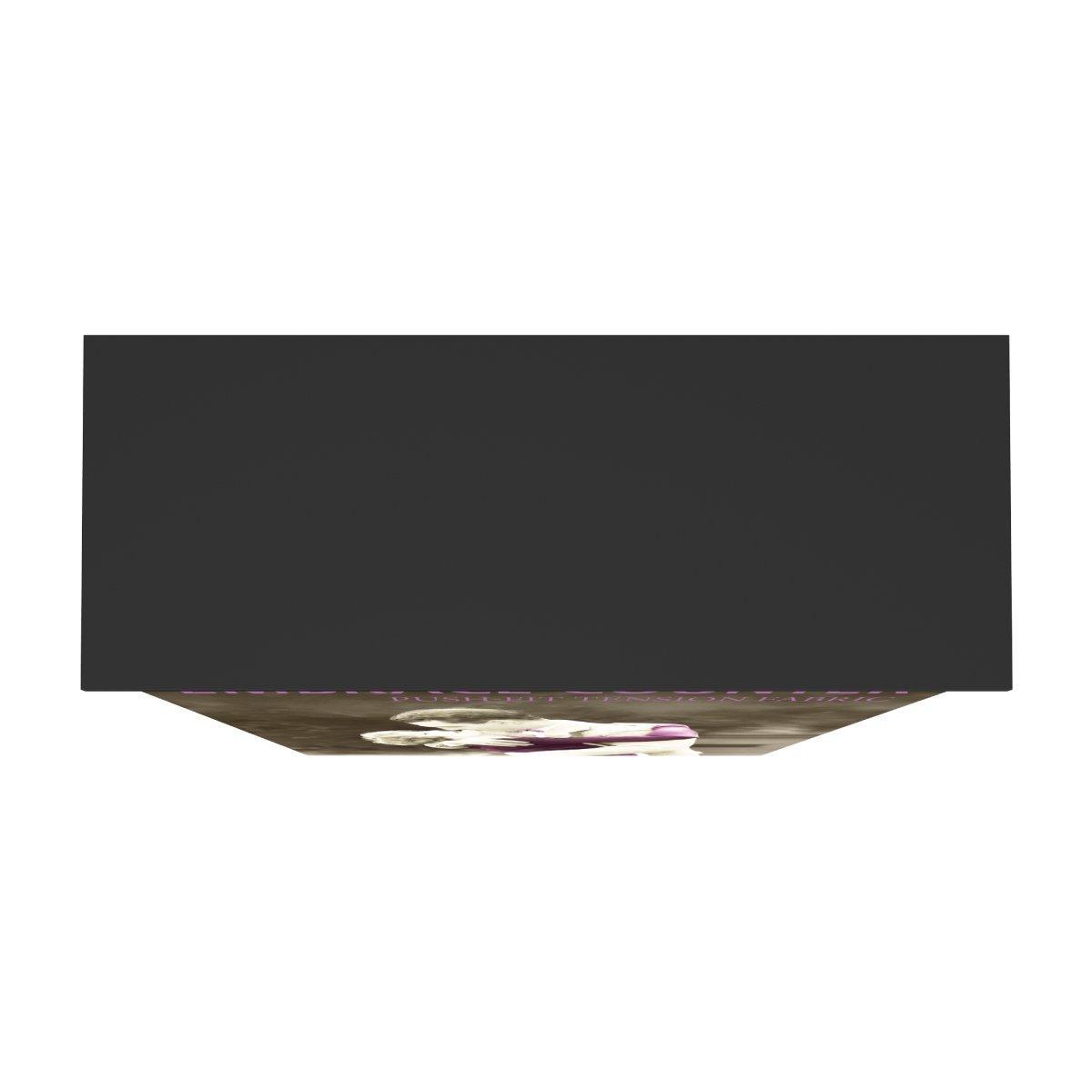 Trade show counter with large fabric graphic panel for exhibitions and special event displays