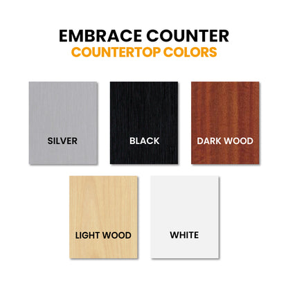 Embrace countertop material options for trade shows, exhibitions, and special event displays