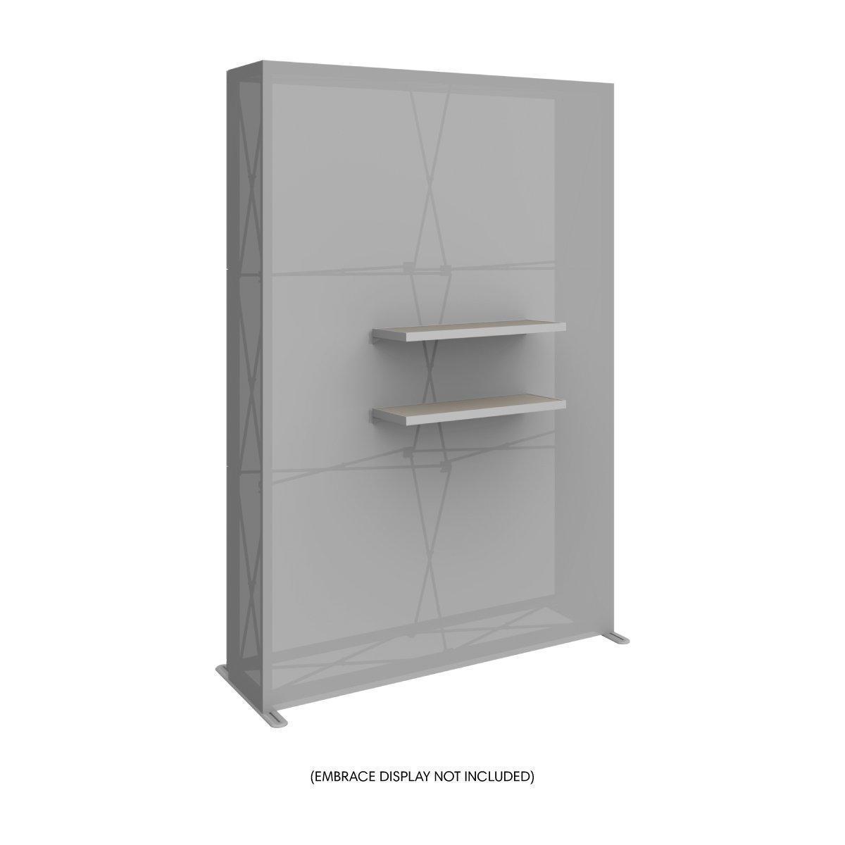 Embrace Double Shelf Kit - TradeShowPlus