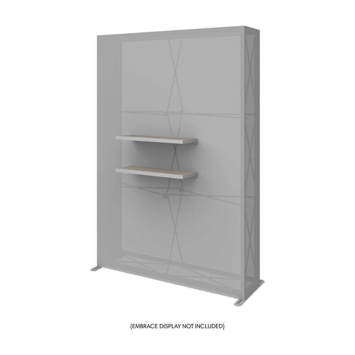 Embrace Double Shelf Kit - TradeShowPlus