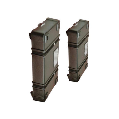 Durable shipping cases designed for safe transport of trade show and exhibition materials