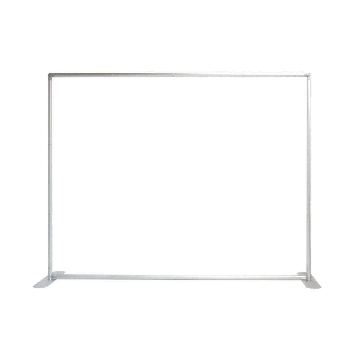 Large freestanding frame structure for trade show displays and special event backdrops