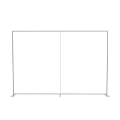 Straight metal frame structure for trade shows and exhibitions backdrop display