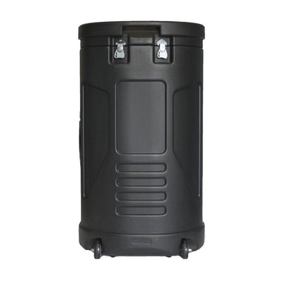Durable rolling transport case designed for trade shows, exhibitions, and special events