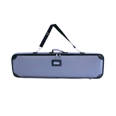 Portable carrying case with adjustable shoulder strap for trade show and exhibition equipment