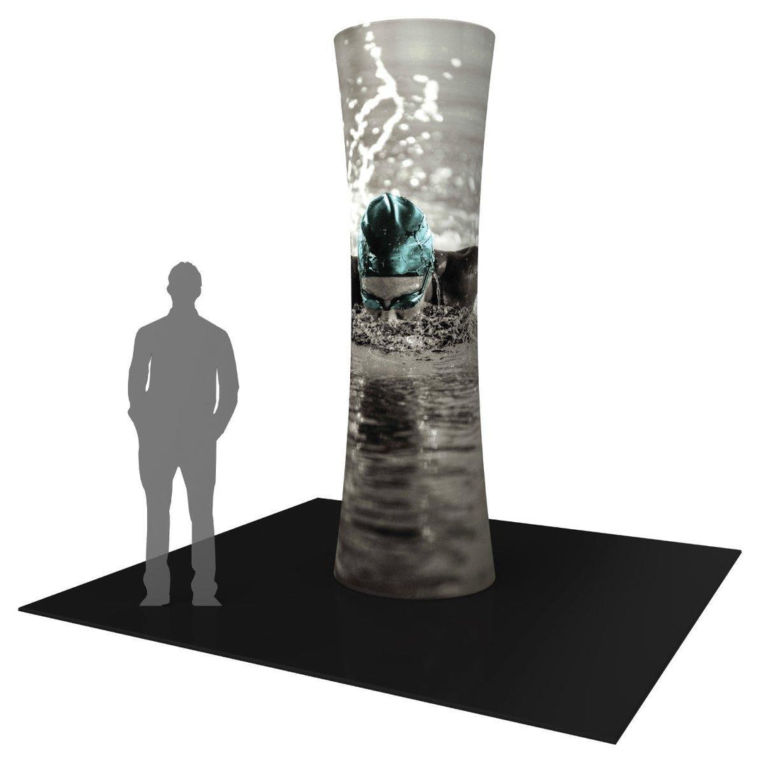 Formulate 10ft Cylinder Tower (Graphics Only) - TradeShowPlus