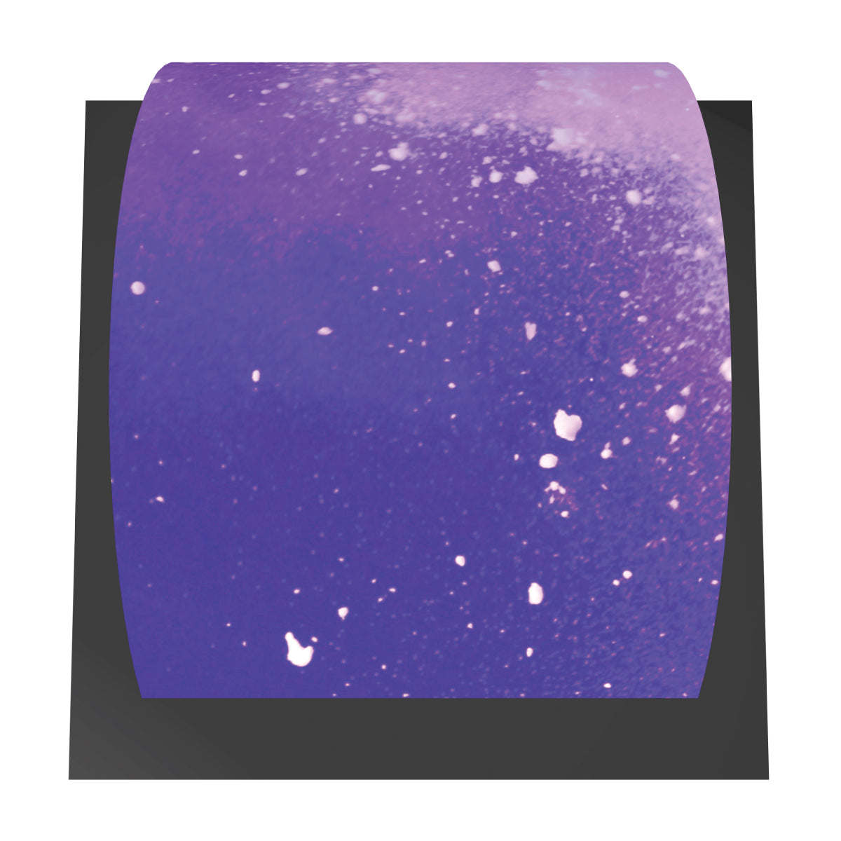 Curved graphic display wall panel with abstract design for trade shows and exhibitions