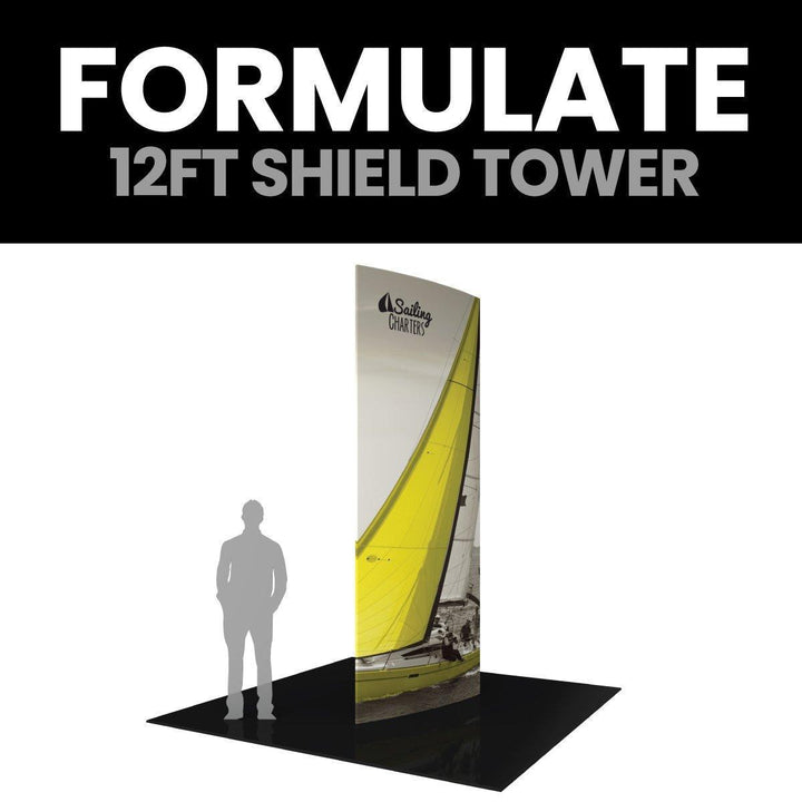 Formulate 12ft Shield Tower - TradeShowPlus
