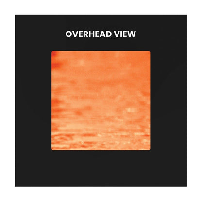 Backlit 12ft square trade show tower with graphics for exhibitions and special events overhead view