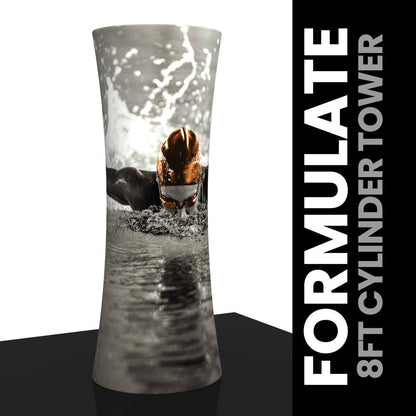 Formulate 8ft Cylinder Tower - TradeShowPlus