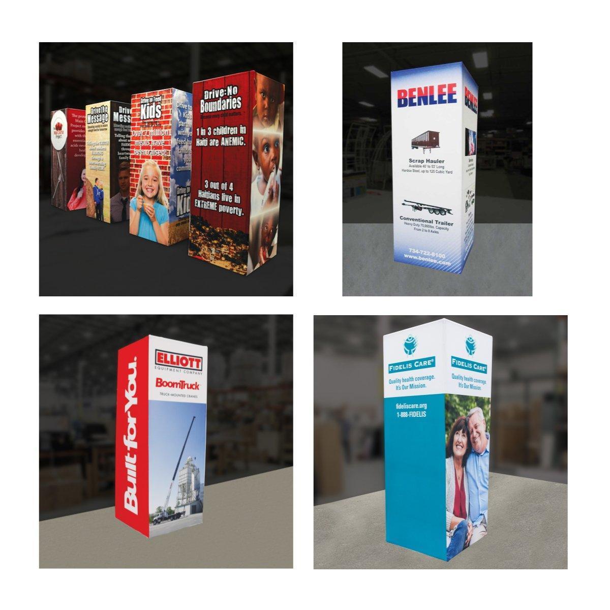 Formulate 8ft Square Tower - TradeShowPlus