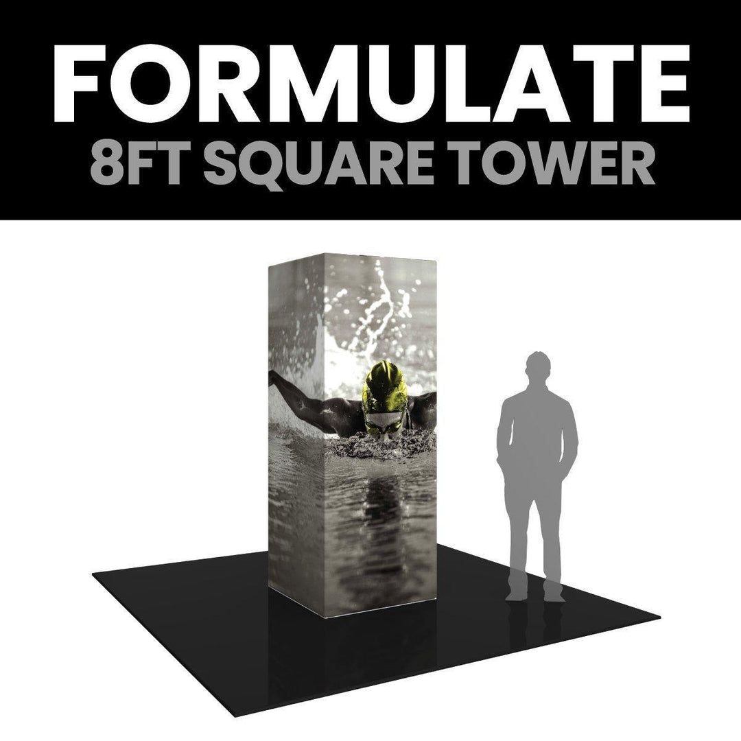 Formulate 8ft Square Tower - TradeShowPlus