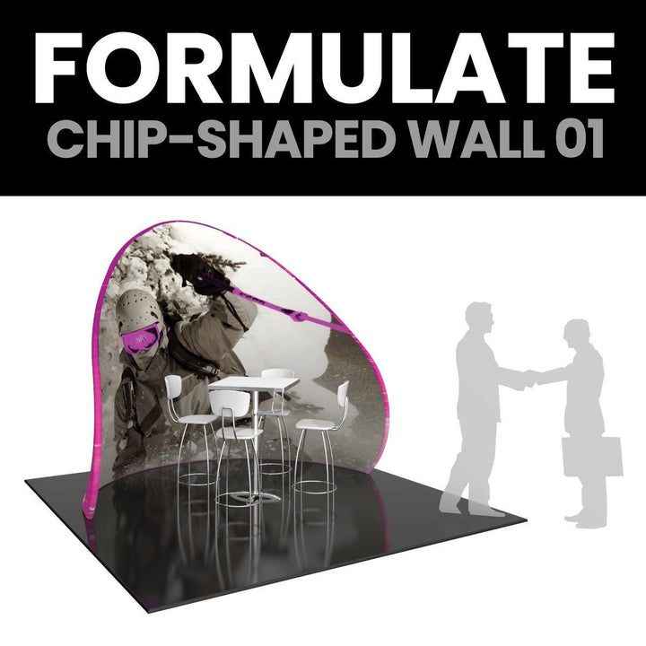Formulate Chip-Shaped Wall 01 - TradeShowPlus