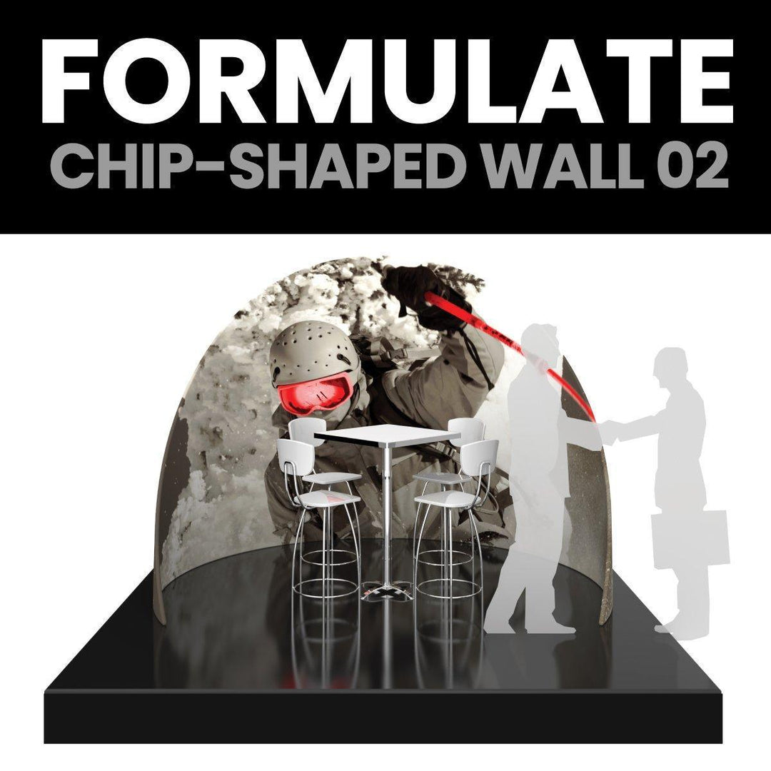 Formulate Chip-Shaped Wall 02 - TradeShowPlus