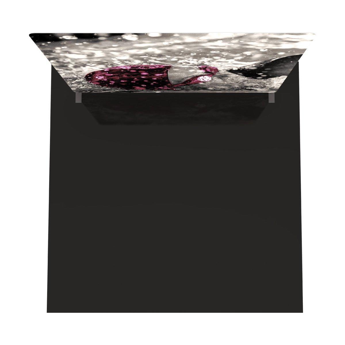 8ft straight fabric trade show display featuring dynamic swimmer graphic for exhibitions and events