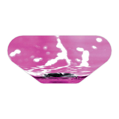 Backlit trade show banner with water splash design for exhibitions and special events display