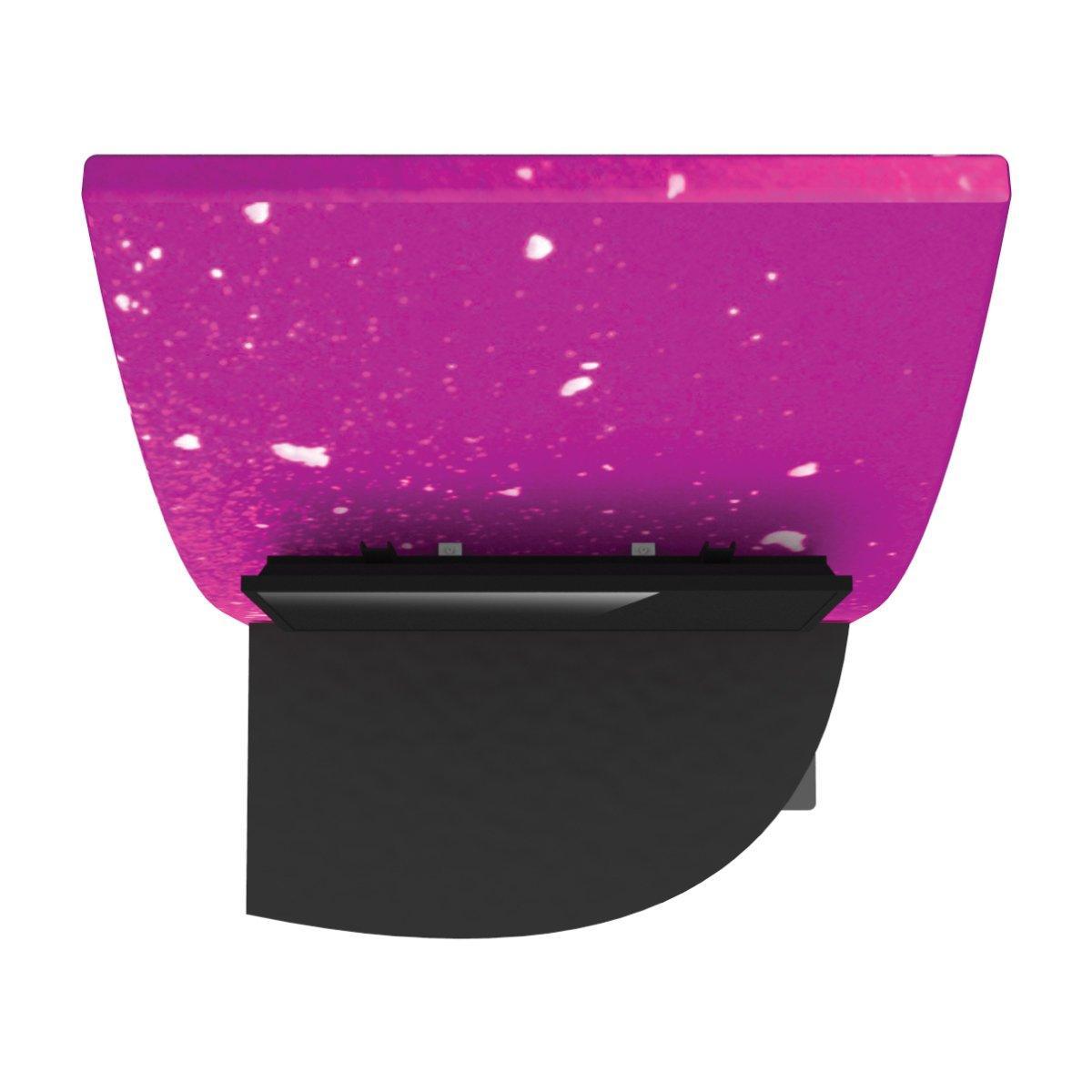 Compact trade show fabric kiosk with curved display and integrated monitor for exhibitions and events