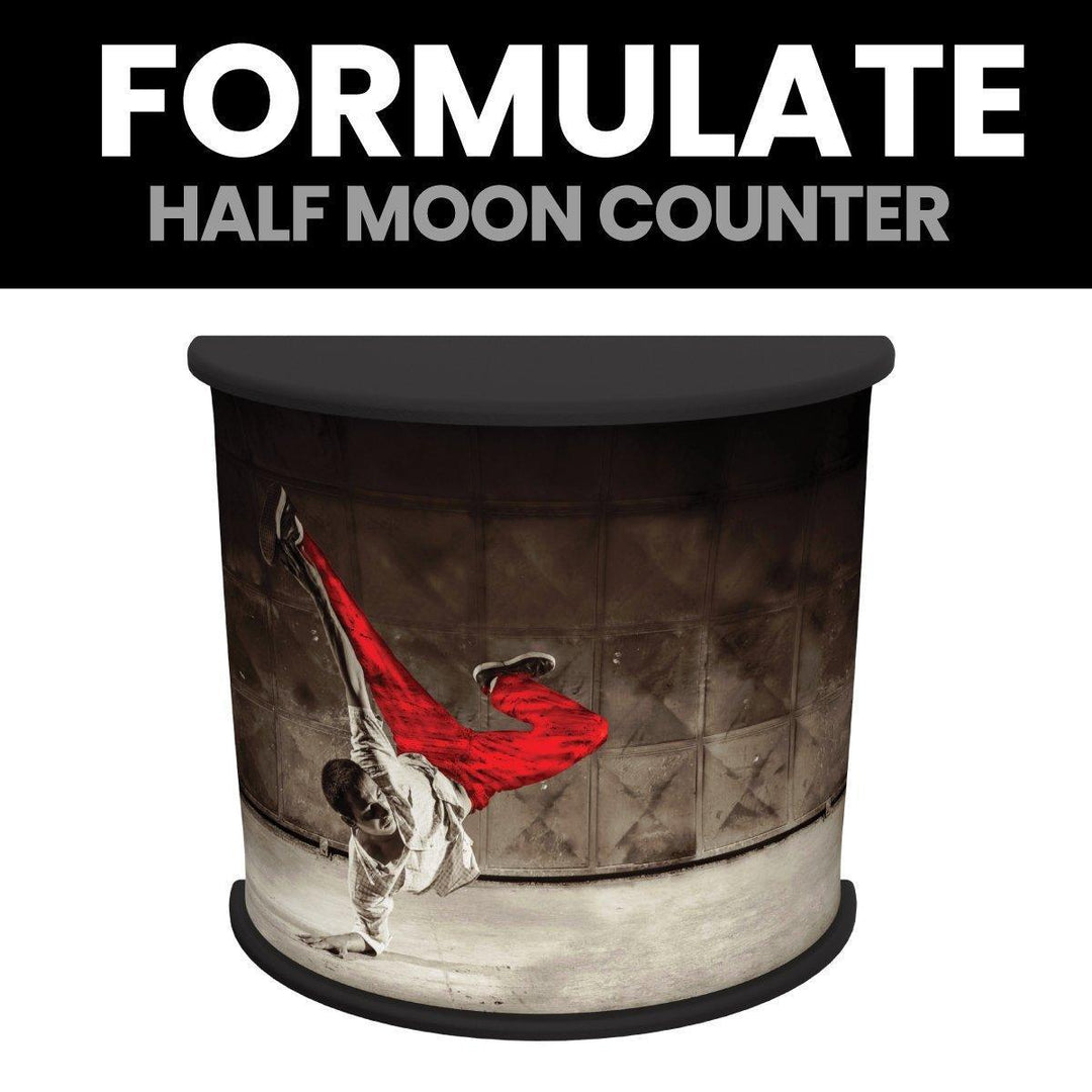 Formulate Half Moon Counter - TradeShowPlus
