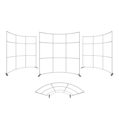 Formulate Master 10ft Horizontal Curve Display 01 - TradeShowPlus