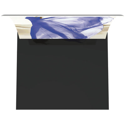 10ft vertical curved trade show display with fabric graphic for exhibitions and special events