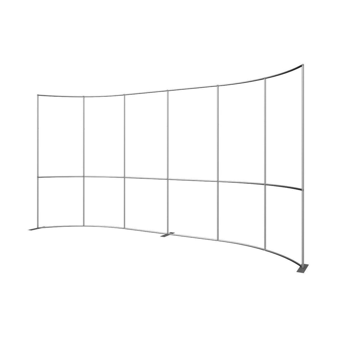 Formulate Master 20ft Horizontal Curve 10ft Tall Display - TradeShowPlus