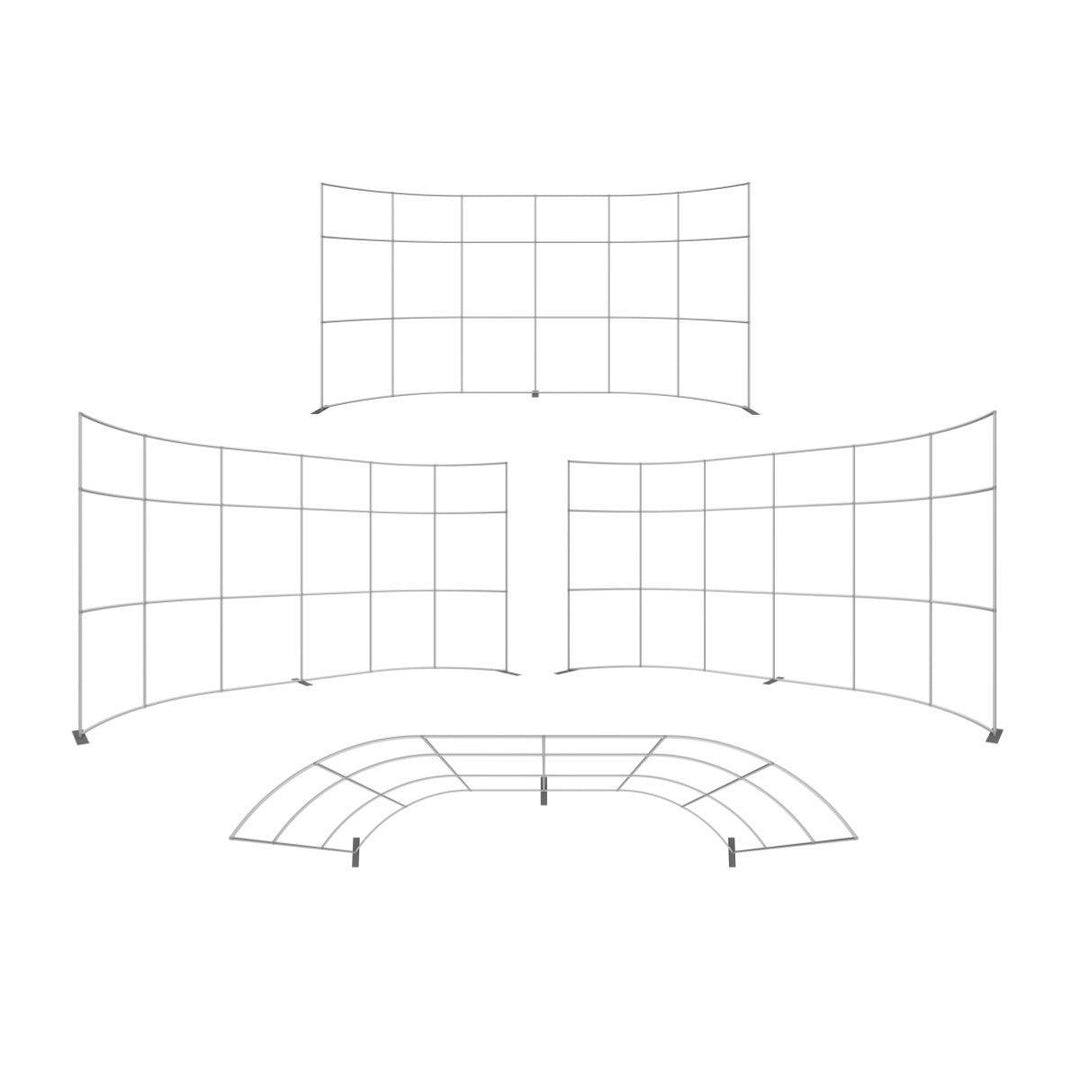 Formulate Master 20ft Horizontal Curve Display - TradeShowPlus