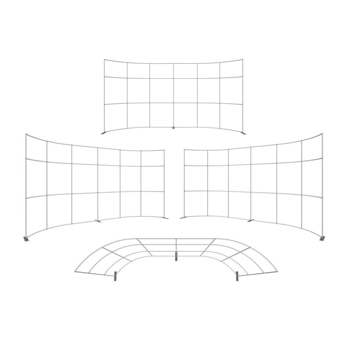 Formulate Master 20ft Horizontal Curve Display - TradeShowPlus