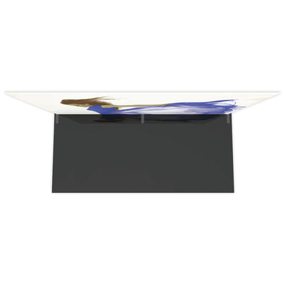 20ft straight fabric trade show display with stylish woman graphic for exhibitions and special events