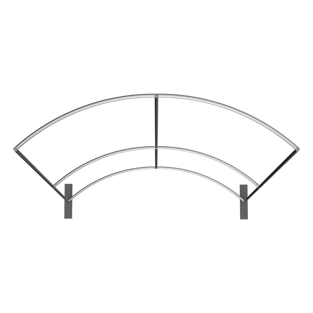Formulate Master 8ft Horizontal Curve 10ft Tall Display - TradeShowPlus