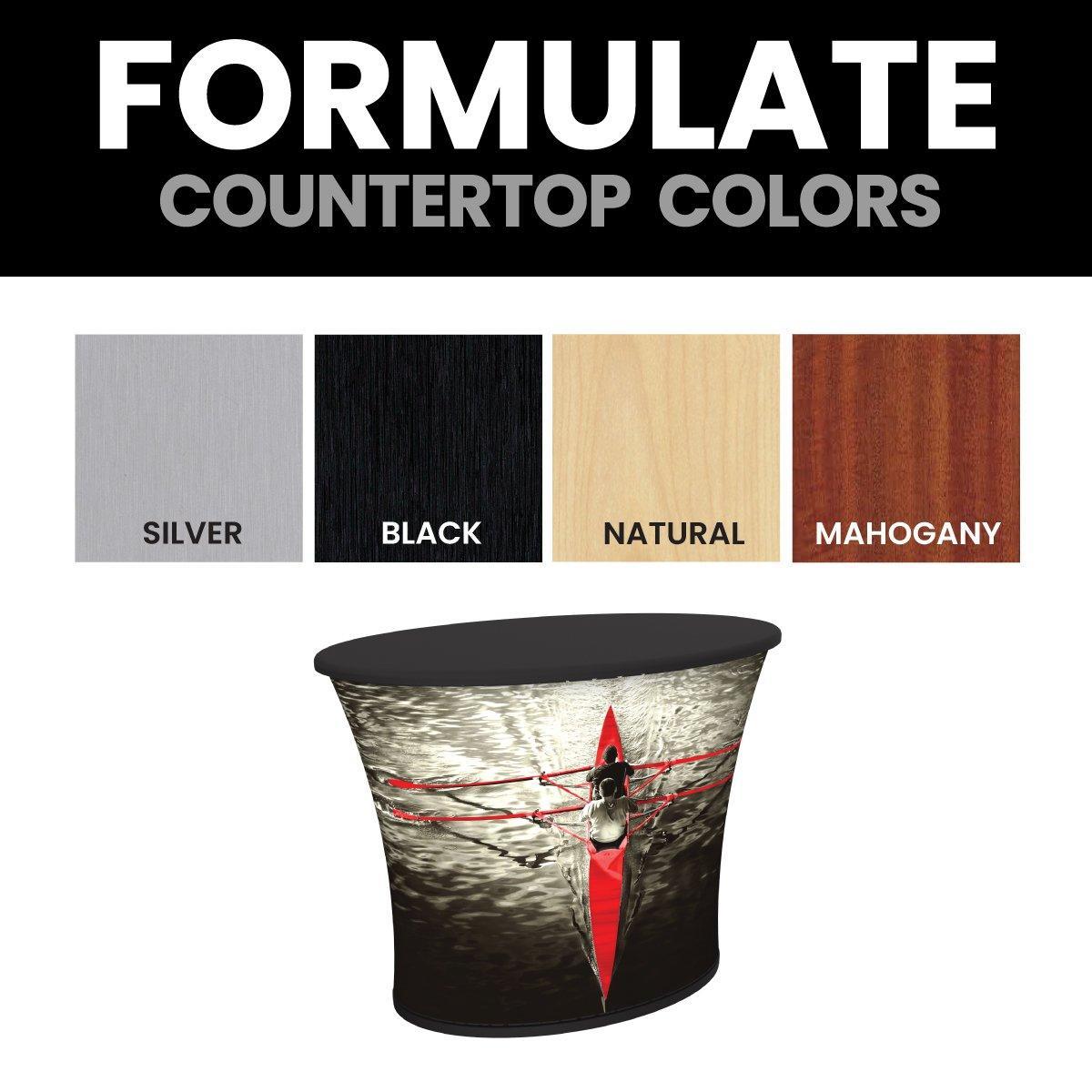 Formulate Oval Counter - TradeShowPlus