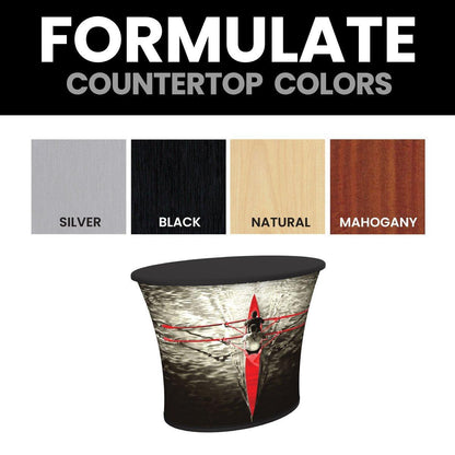 Formulate Oval Counter - TradeShowPlus