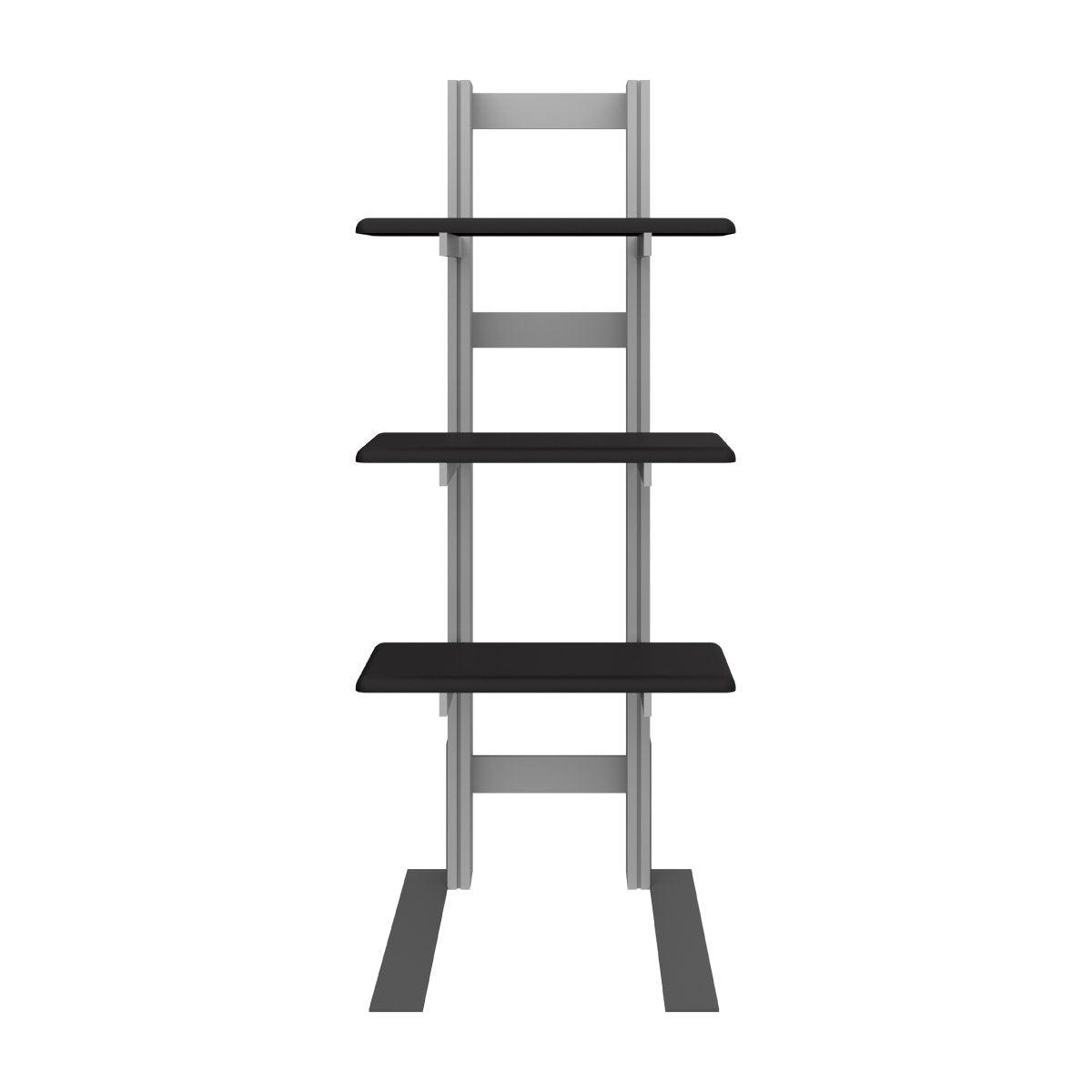 Freestanding multi-tier display shelf for trade shows, exhibitions, and special event product presentation