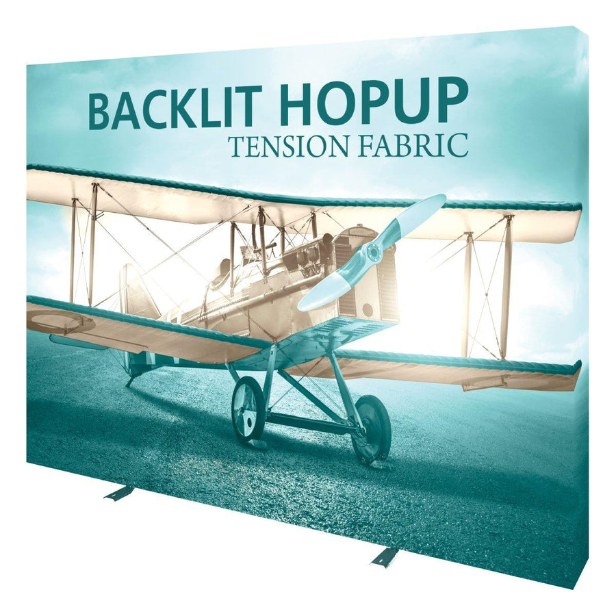 Hopup 10ft Backlit Display (Graphics Only) - TradeShowPlus