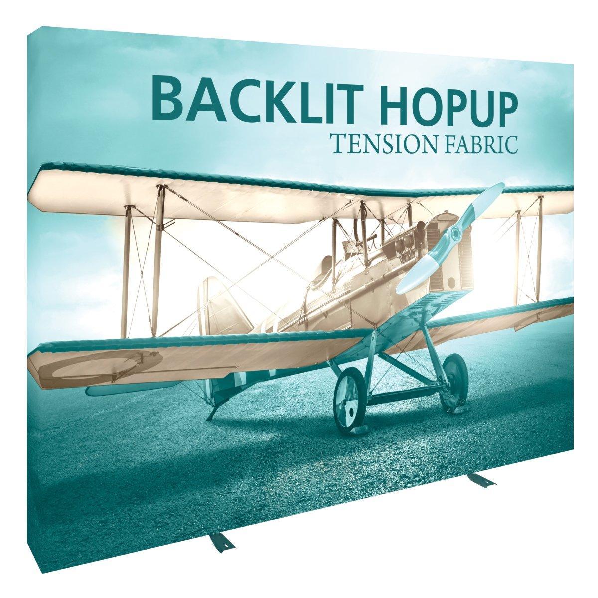 Hopup 10ft Backlit Display (Graphics Only) - TradeShowPlus