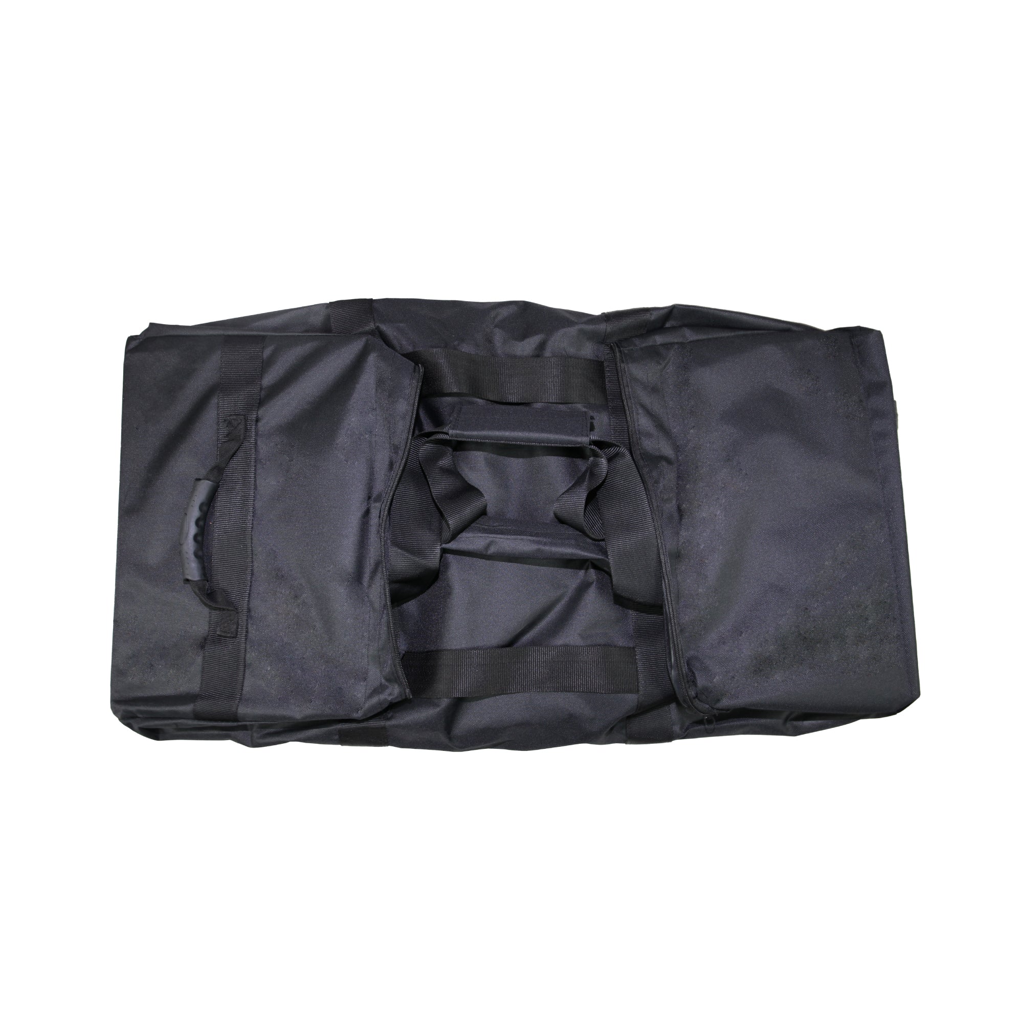 Durable carrying bag with multiple handles designed for trade shows, exhibitions, and special events