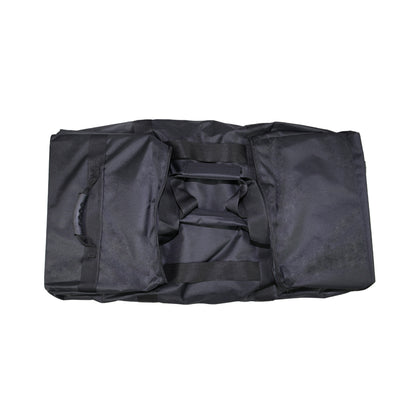 Large durable bag with multiple handles and compartments for trade shows and special events