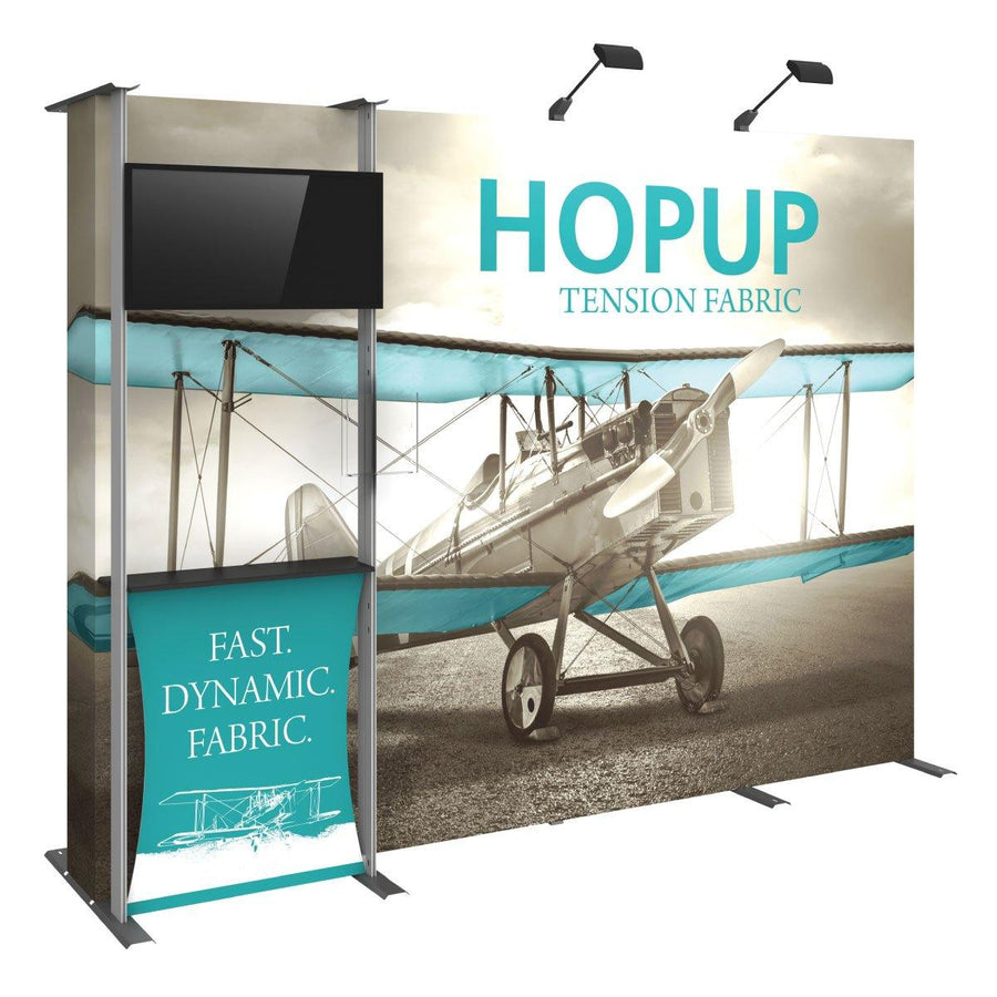 Hopup 10ft Dimension Kit 03 Display - TradeShowPlus