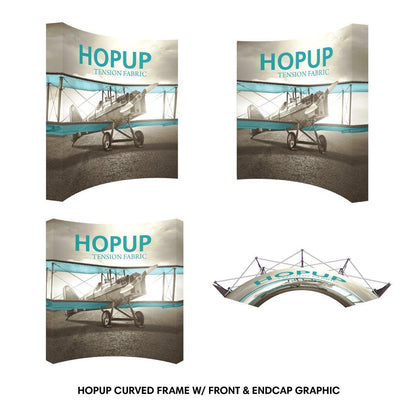 Hopup 10ft Extra Tall Display - TradeShowPlus