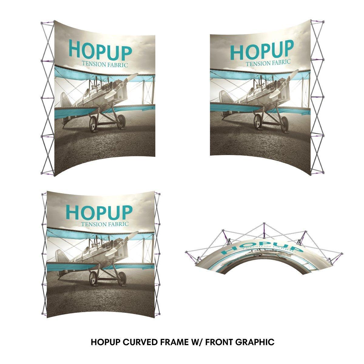 Hopup 10ft Extra Tall Display - TradeShowPlus