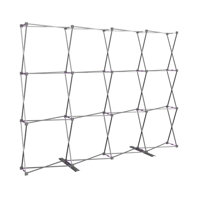 Expandable lightweight trade show display frame for exhibitions and special events