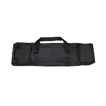 Durable carrying case with handles and pockets for easy transport of trade show and exhibition materials