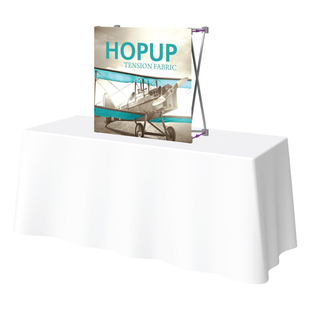Hopup 2.5ft Tabletop Display (Graphics Only) - TradeShowPlus
