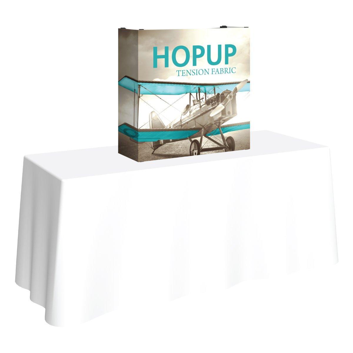 Hopup 2.5ft Tabletop Display - TradeShowPlus