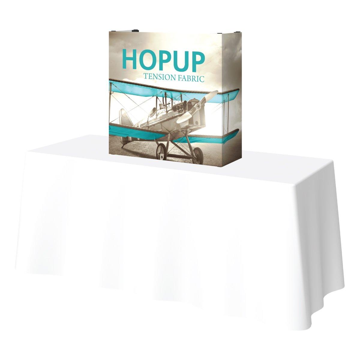 Hopup 2.5ft Tabletop Display - TradeShowPlus